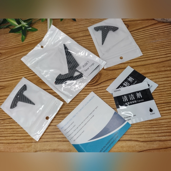 Tesla Emblems 3 In Set - Picture 8 of 9